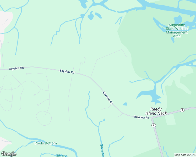 map of restaurants, bars, coffee shops, grocery stores, and more near 1111 Bayview Road in Middletown