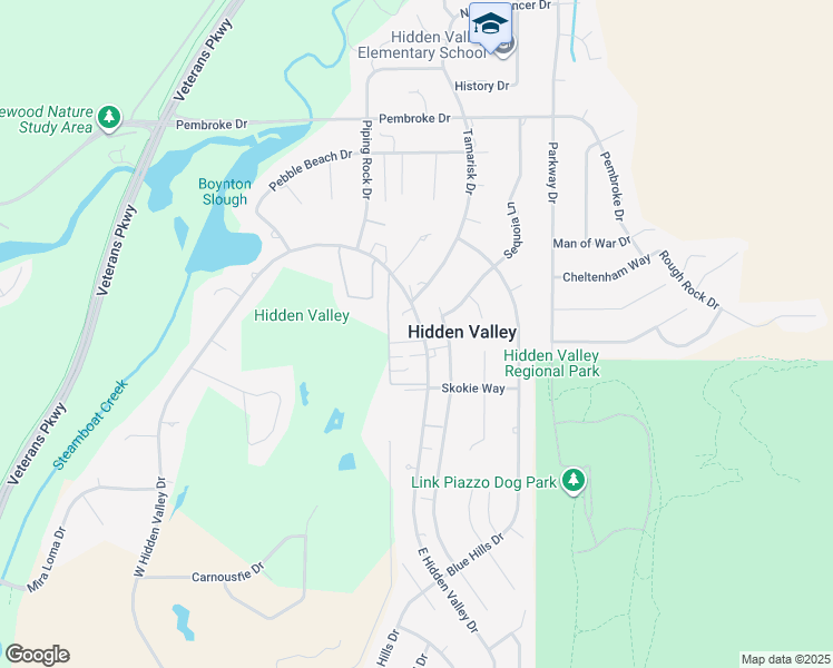 map of restaurants, bars, coffee shops, grocery stores, and more near 3483 East Hidden Valley Drive in Reno