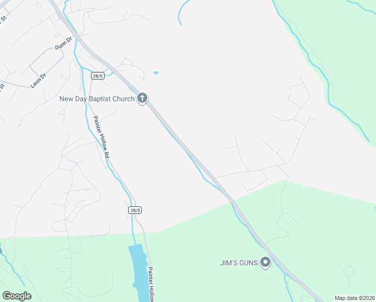 map of restaurants, bars, coffee shops, grocery stores, and more near East Washington Street in Fort Ashby