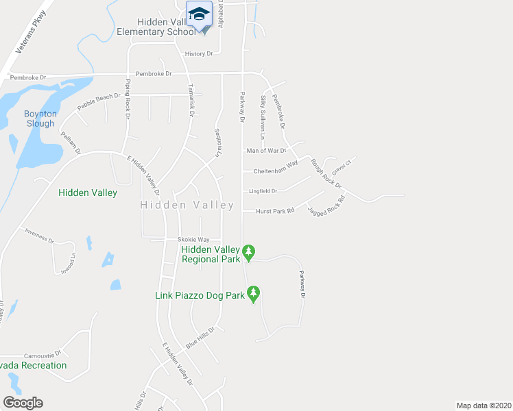map of restaurants, bars, coffee shops, grocery stores, and more near 7215 Hurst Park Road in Reno