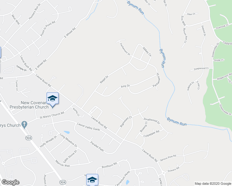 map of restaurants, bars, coffee shops, grocery stores, and more near 317 Amy Drive in Abingdon