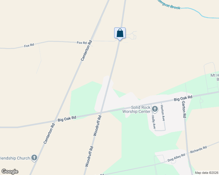 map of restaurants, bars, coffee shops, grocery stores, and more near 255 Woodruff Road in Bridgeton