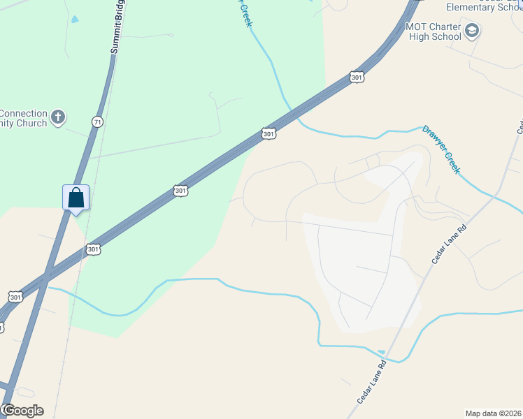 map of restaurants, bars, coffee shops, grocery stores, and more near 428 Rosenberger Drive in Middletown