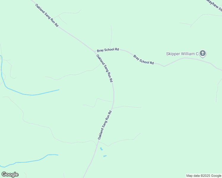 map of restaurants, bars, coffee shops, grocery stores, and more near 4687 Oakland Sang Run Road in Oakland