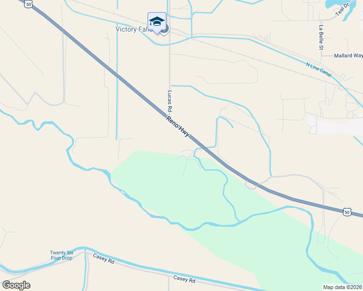 map of restaurants, bars, coffee shops, grocery stores, and more near 6811 Reno Highway in Fallon