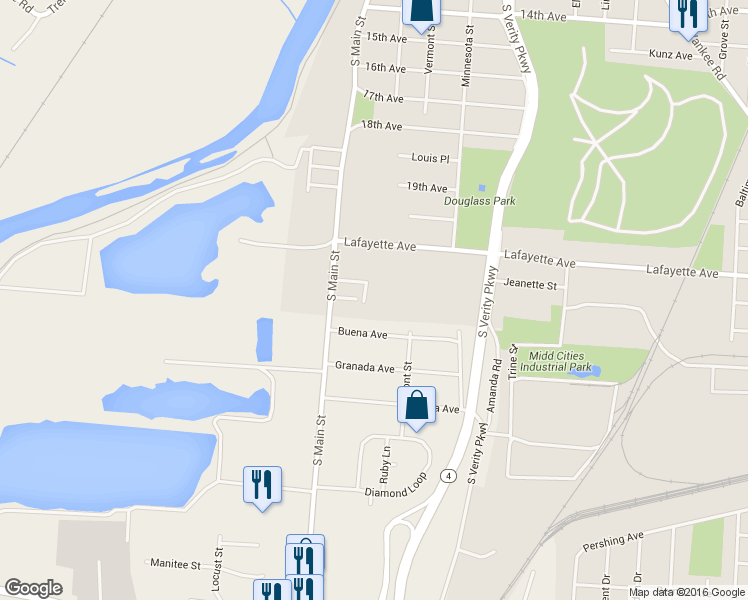 map of restaurants, bars, coffee shops, grocery stores, and more near 602 Ethel Court in Middletown