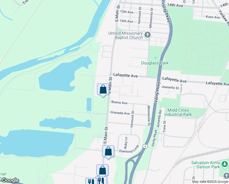 map of restaurants, bars, coffee shops, grocery stores, and more near 510 Elm Grove Terrace in Middletown
