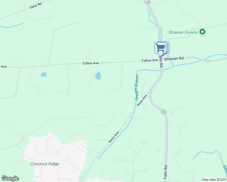map of restaurants, bars, coffee shops, grocery stores, and more near 2001 Tufton Avenue in Reisterstown