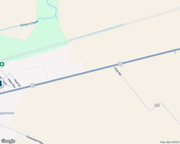 map of restaurants, bars, coffee shops, grocery stores, and more near 12918 Sr 22 3 in Sabina