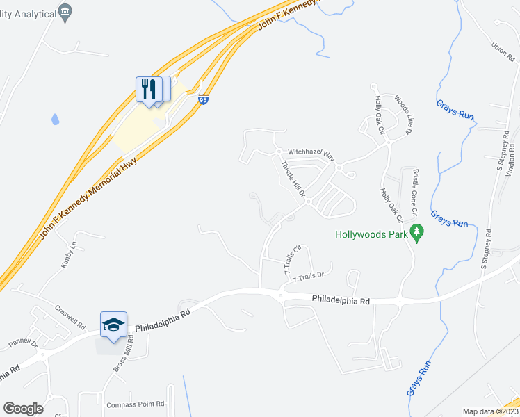 map of restaurants, bars, coffee shops, grocery stores, and more near Coralberry Court in Aberdeen