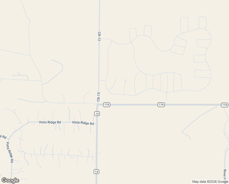 map of restaurants, bars, coffee shops, grocery stores, and more near 42946 County Road 13 in Parker