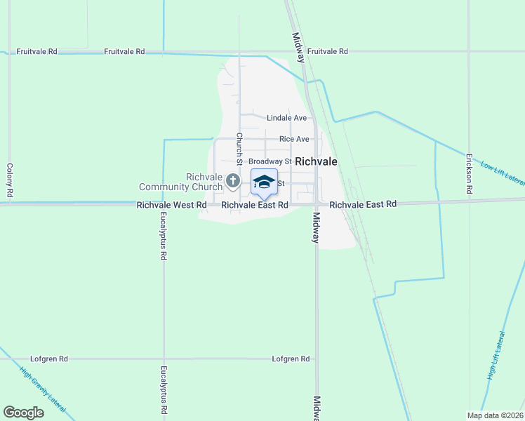 map of restaurants, bars, coffee shops, grocery stores, and more near 1255 Richvale Highway in Oroville