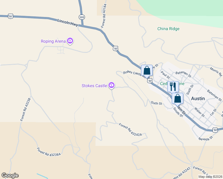 map of restaurants, bars, coffee shops, grocery stores, and more near in Austin