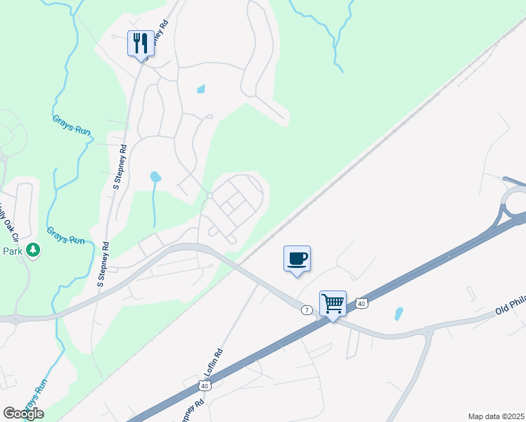 map of restaurants, bars, coffee shops, grocery stores, and more near 604 Heathland Trail in Aberdeen