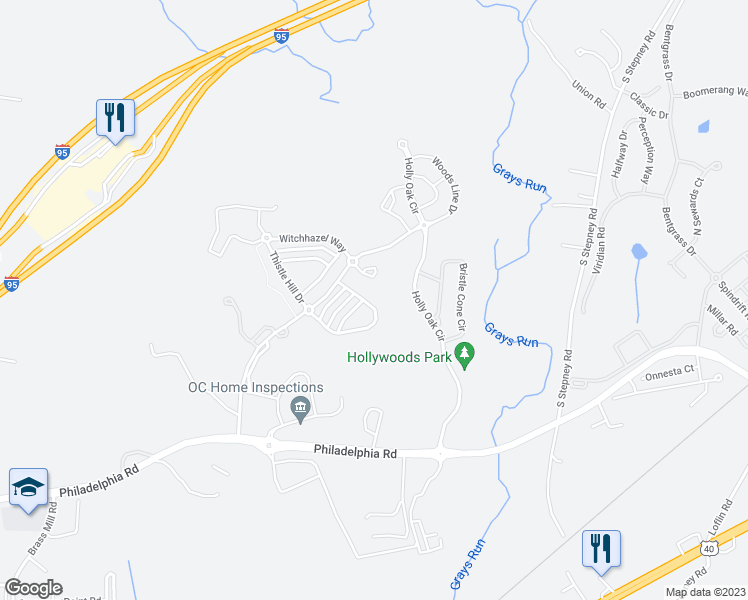 map of restaurants, bars, coffee shops, grocery stores, and more near 4871 Atlas Cedar Way in Aberdeen