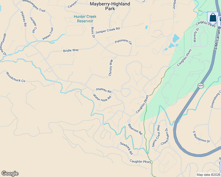 map of restaurants, bars, coffee shops, grocery stores, and more near 4260 Longknife Road in Reno