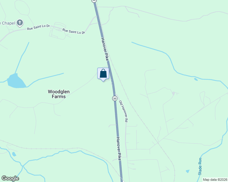 map of restaurants, bars, coffee shops, grocery stores, and more near 13506 Hanover Pike in Reisterstown