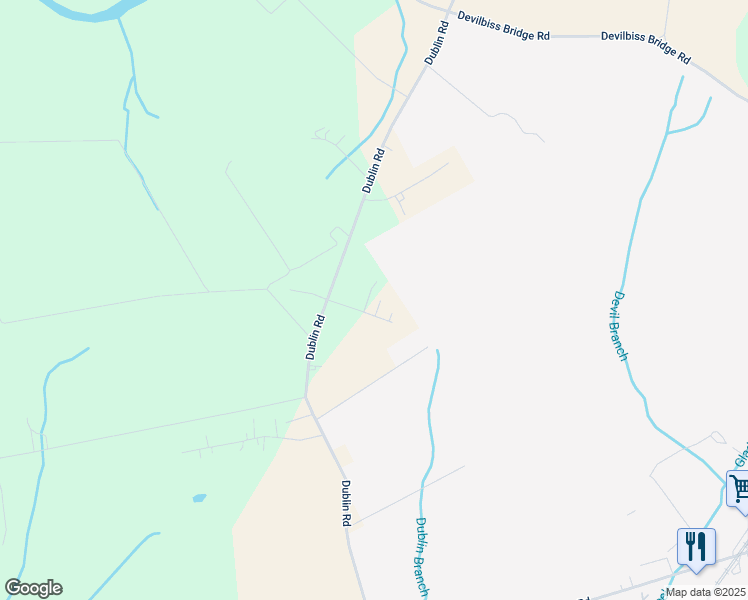 map of restaurants, bars, coffee shops, grocery stores, and more near 8408 Lassie Court East in Walkersville