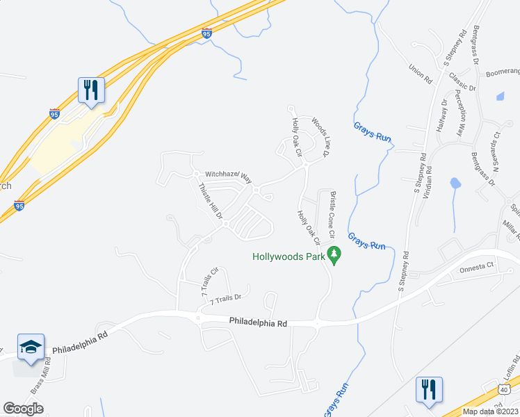 map of restaurants, bars, coffee shops, grocery stores, and more near 4887 Atlas Cedar Way in Aberdeen