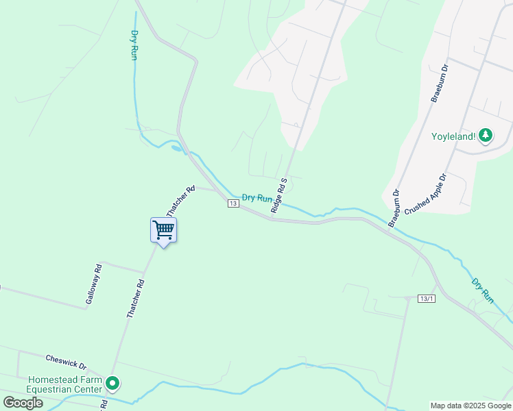 map of restaurants, bars, coffee shops, grocery stores, and more near 1880 Dry Run Road in Martinsburg