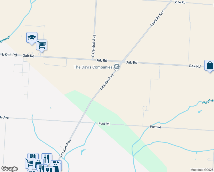 map of restaurants, bars, coffee shops, grocery stores, and more near 331 Lincoln Avenue in Vineland