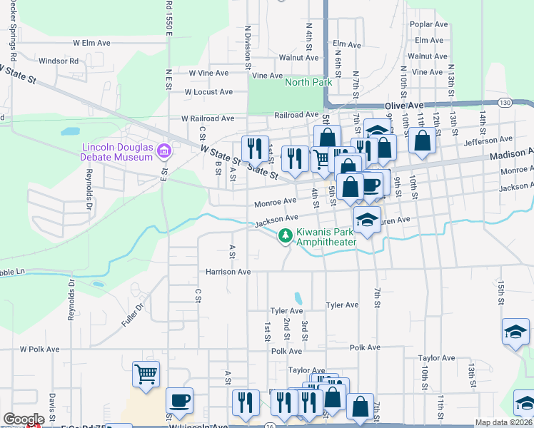 map of restaurants, bars, coffee shops, grocery stores, and more near in Charleston