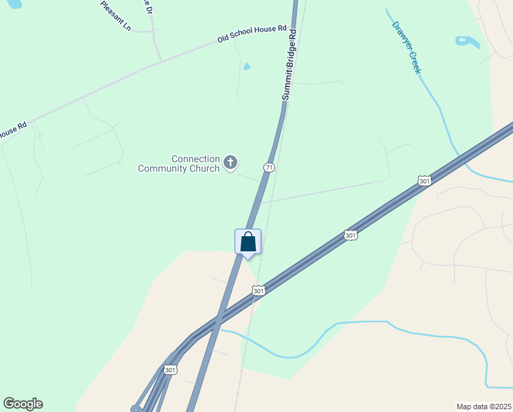 map of restaurants, bars, coffee shops, grocery stores, and more near 4773 Summit Bridge Road in Middletown