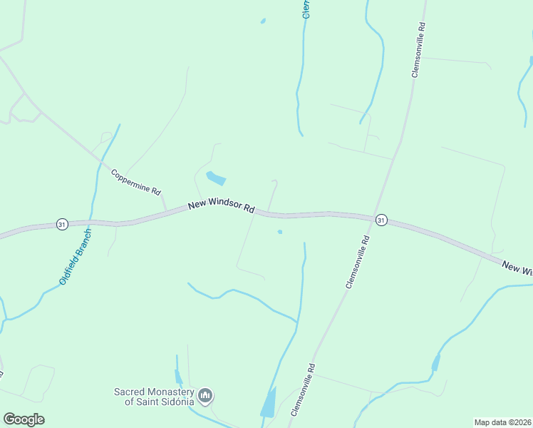 map of restaurants, bars, coffee shops, grocery stores, and more near 13696 New Windsor Road in Union Bridge