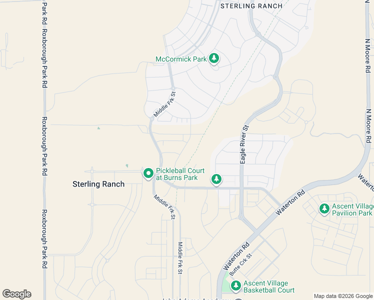 map of restaurants, bars, coffee shops, grocery stores, and more near 9160 Basalt Lane in Littleton