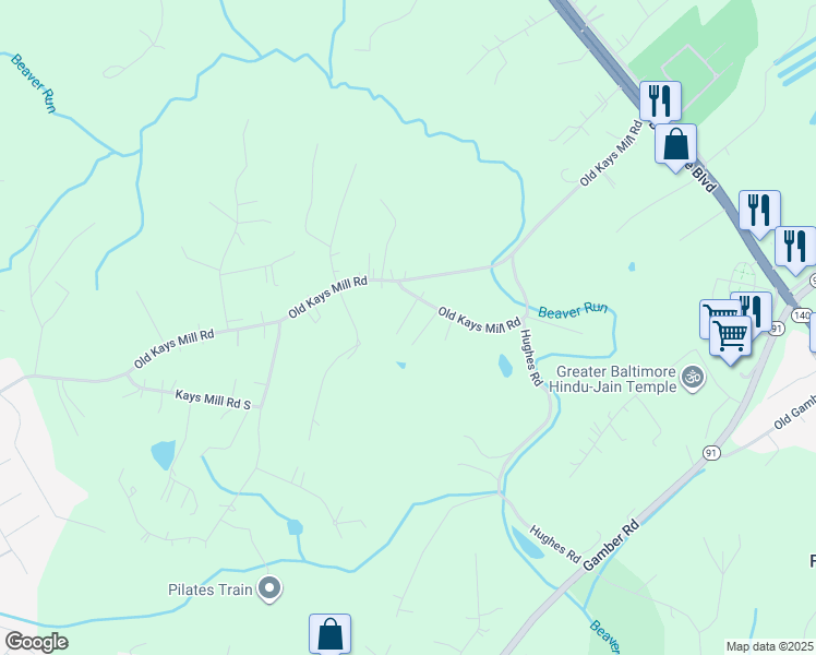map of restaurants, bars, coffee shops, grocery stores, and more near in Patapsco
