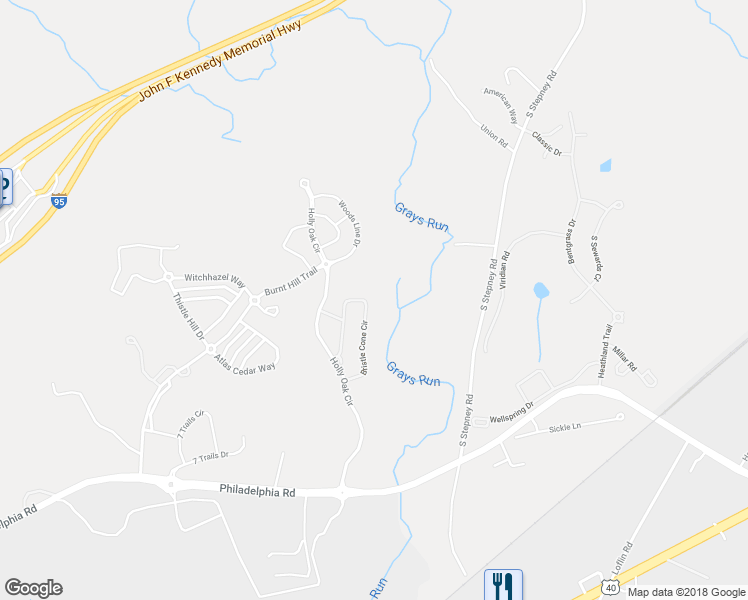 map of restaurants, bars, coffee shops, grocery stores, and more near 4999 Bristle Cone Circle in Aberdeen