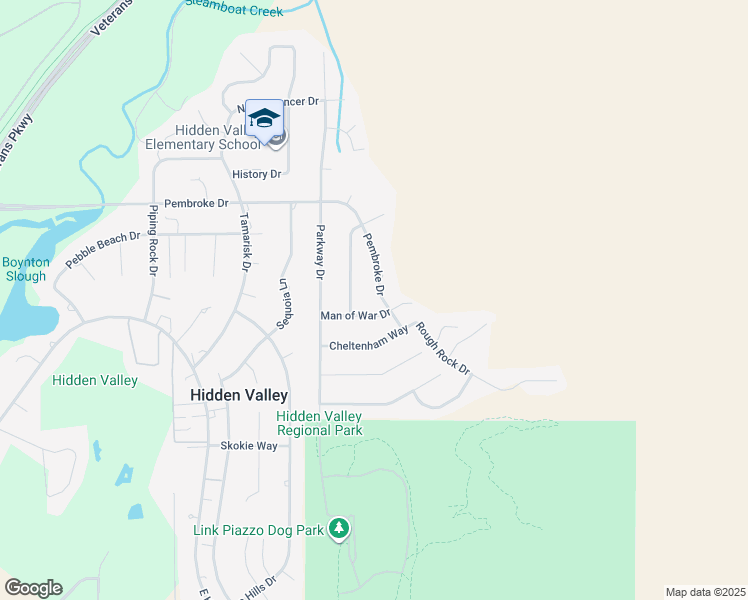 map of restaurants, bars, coffee shops, grocery stores, and more near 7380 Pembroke Drive in Reno