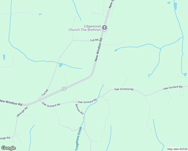 map of restaurants, bars, coffee shops, grocery stores, and more near 14901 New Windsor Road in New Windsor