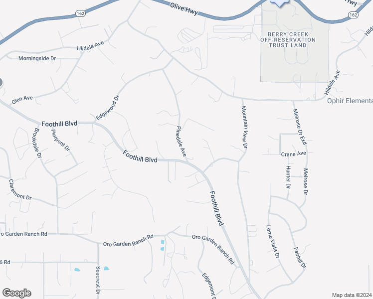 map of restaurants, bars, coffee shops, grocery stores, and more near 239 Pinedale Avenue in Oroville