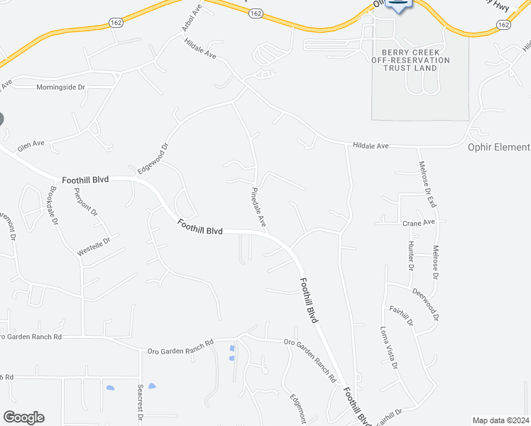 map of restaurants, bars, coffee shops, grocery stores, and more near 239 Pinedale Avenue in Oroville