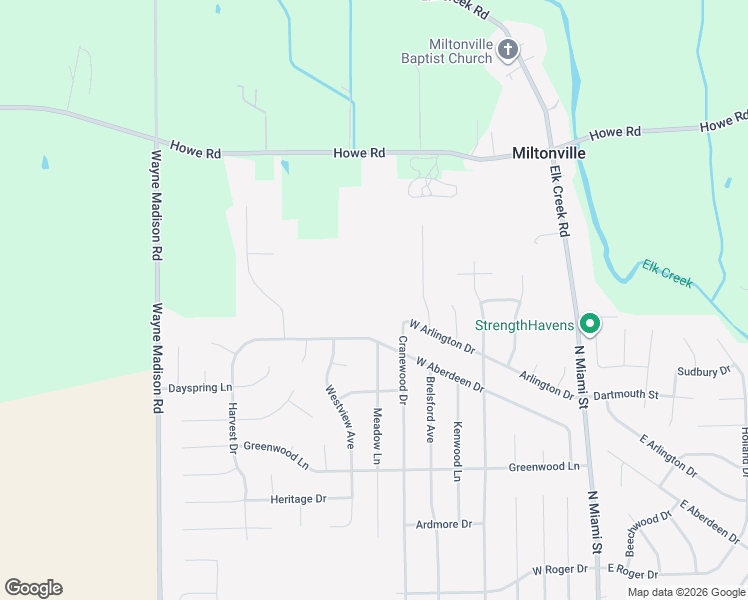 map of restaurants, bars, coffee shops, grocery stores, and more near 615 Cranewood Drive in Trenton