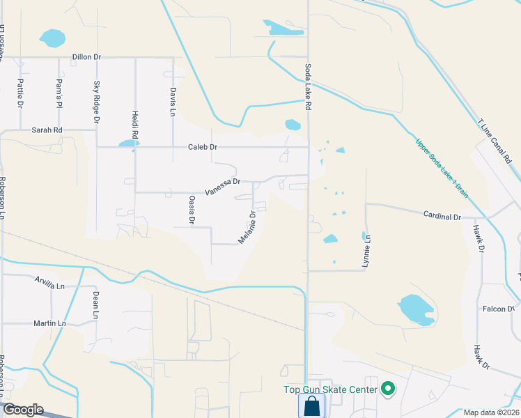 map of restaurants, bars, coffee shops, grocery stores, and more near 1550 Melanie Drive in Fallon