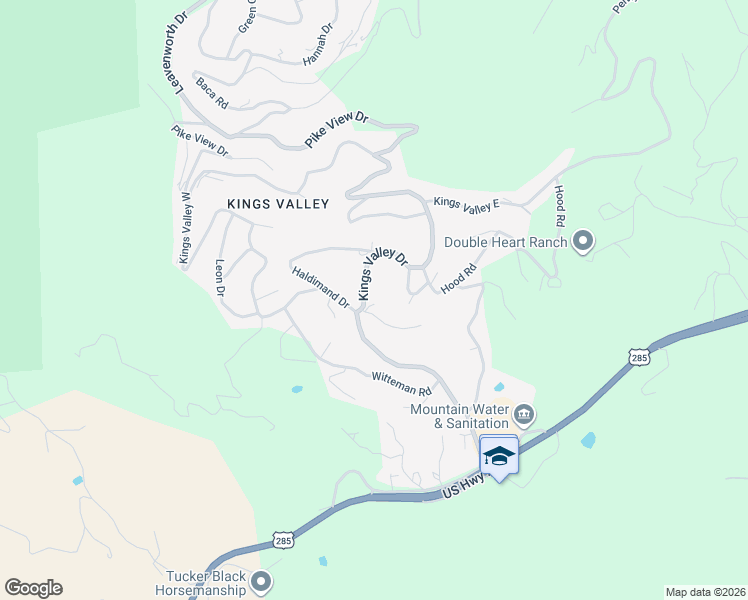 map of restaurants, bars, coffee shops, grocery stores, and more near 12041 Country Club Drive in Conifer
