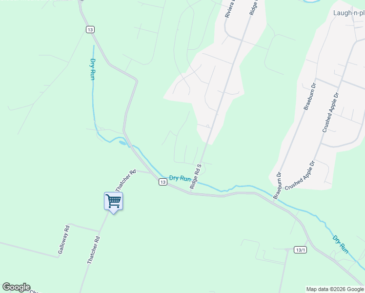 map of restaurants, bars, coffee shops, grocery stores, and more near 73 Shuykill Drive in Martinsburg