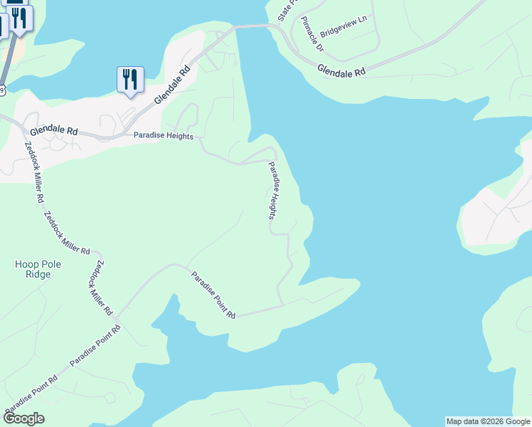 map of restaurants, bars, coffee shops, grocery stores, and more near 336 Paradise Heights in Oakland