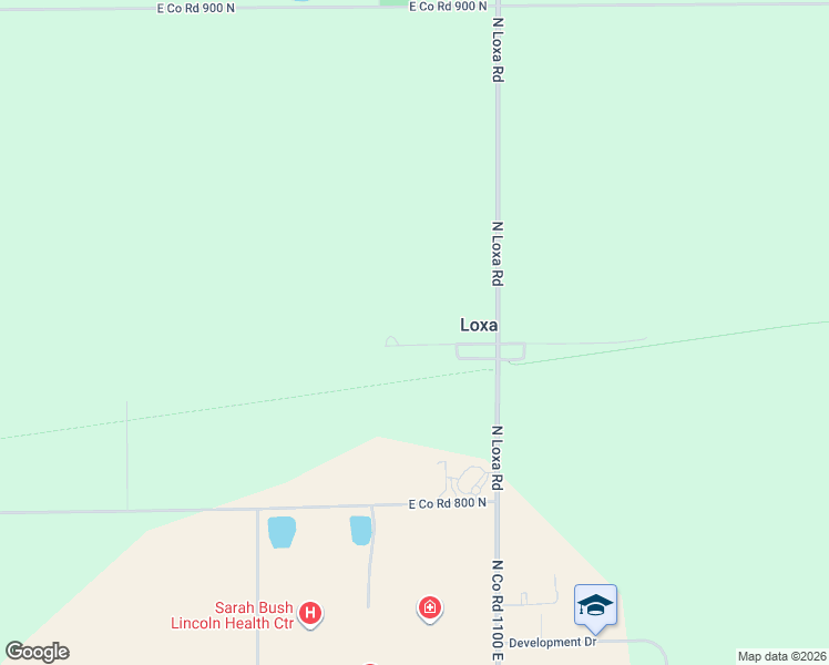 map of restaurants, bars, coffee shops, grocery stores, and more near 6668-6762 Stockton Road in Mattoon