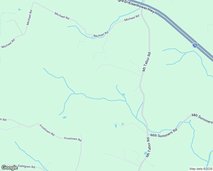 map of restaurants, bars, coffee shops, grocery stores, and more near 9702 Mount Tabor Road in Middletown