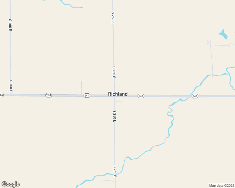 map of restaurants, bars, coffee shops, grocery stores, and more near 2504 Indiana 244 in Rushville