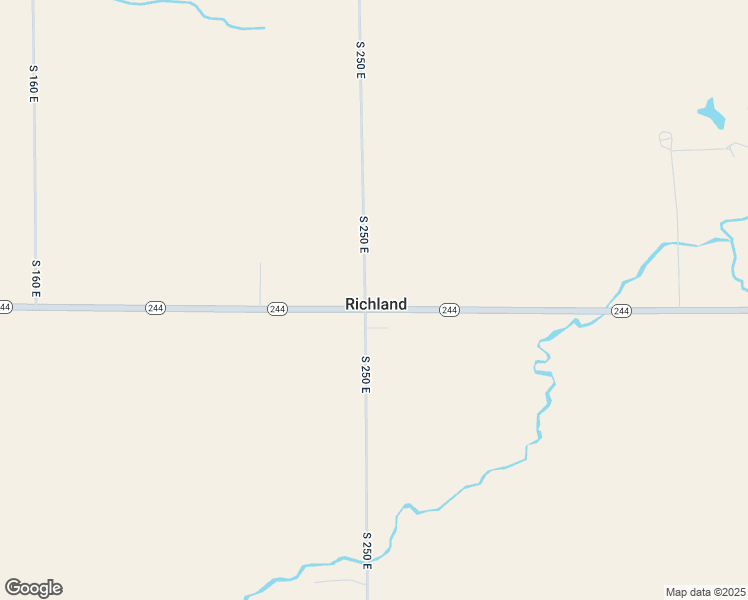 map of restaurants, bars, coffee shops, grocery stores, and more near 2504 Indiana 244 in Rushville