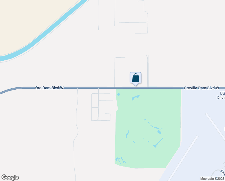 map of restaurants, bars, coffee shops, grocery stores, and more near 2804 Oroville Dam Boulevard West in Oroville