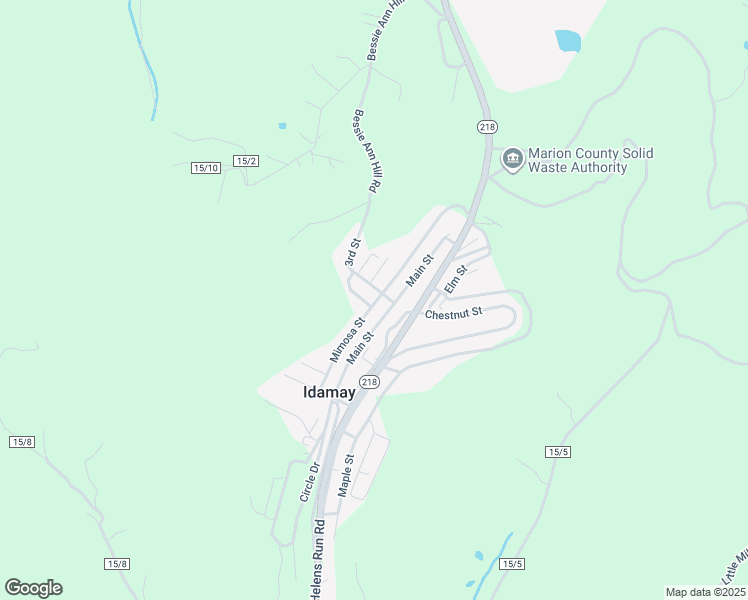 map of restaurants, bars, coffee shops, grocery stores, and more near 1027 3rd St in Fairmont