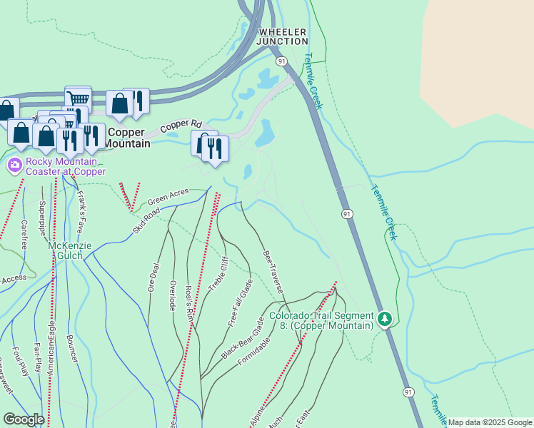 map of restaurants, bars, coffee shops, grocery stores, and more near 96 Masters Drive in Frisco