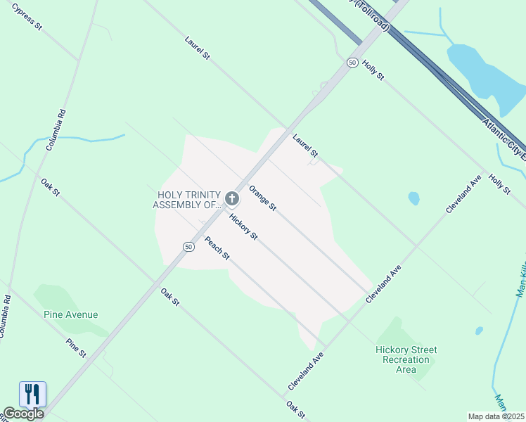 map of restaurants, bars, coffee shops, grocery stores, and more near 5924 Orange Street in Hamilton