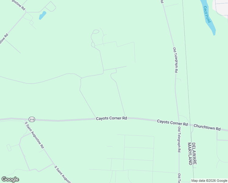 map of restaurants, bars, coffee shops, grocery stores, and more near Cayots Corner Road in Chesapeake City