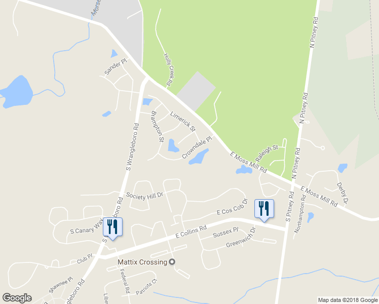 map of restaurants, bars, coffee shops, grocery stores, and more near 31 Crowndale Place in Galloway